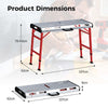 Portable and Folding Work Table Welding Bench Adjustable Workbench