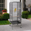Tall 146cm Bird Cage Parrot Cage 4 Wheel Budgie Canary Finch Cockatoo Play Stand