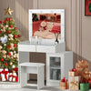 Dressing Table With Drawers Mirror Stool Set Makeup Desk Vanity Table Bedroom