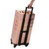 Makeup Trolley Case 4 in 1 Vanity Cosmetology Case Cosmetic Train Case on Wheels