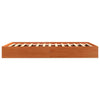 Gecheer Bed Frame Wax Brown 90x190 Solid Wood Pine Z4I7