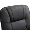 PU Leather Recliner Chair Armchair Lounge Sofa Chair With Footrest & Wooden Base