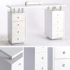 Mobile Nail Station Salon Manicure Table Desk Art Beauty Storage Drawers Cabinet