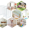 5 Panel Fireplace Fence Baby Pet Safety Gate Playpen Adjustable Room Divider