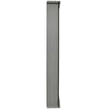 Wall Display Cabinet Grey MDF Wood 6 Glass Shelves 3304OC