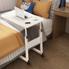 Portable Table Storage Desk Adjustable Height Sofa Side Table Bedside Table