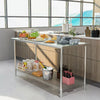 2/3/4/5/6 FT Stainless Steel Table Commercial Catering Work Prep Kitchen Bench