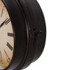 Creative Simple Double Sided Iron Bracket Wall Clock In&Outdoor Hanging Clock UK