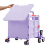 Folding Shopping Trolley Box 55L Camping Picnic Boot Cart Storage Stair Climbing