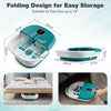 Foot Spa Bath Massager Folding Electric Pedicure Foot Spa Basin Heat Bubbles