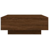 Coffee Table in Brown Oak - Modern Engineered Wood Table for Living Room, N8O8