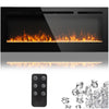 LED Fireplace Media Wall Fire Wall Mounted / Standing Electric Heater 40-100in