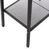 Steel Ladder Shelf 4/5 Tier Storage Rack Bookshelf Shelving Stand Wooden Shelves