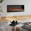 46'' Insert/ Wall Mount LED Fireplace Electric Inset Fire Media W/ Standing Feet