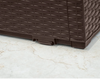 Keter Capri Deck Garden Storage Box 305 Litres Patio Outdoor - Wood Brown