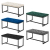 Velvet Padded Ottoman Stool Bed Bench Dining Bench Multicolor Livingroom Bedroom