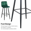 2 Pcs Breakfast Bar Stools High Counter Chair Kitchen Pub Restaurant Barstool