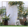 Square Hoop Balloon Arch Backdrop Flower Display Stand Frame Wedding Party Decor