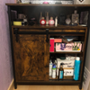 Vintage Industrial Sideboard Rustic Drinks Cabinet with Shelf Side Storage Unit
