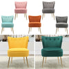 Scallop Back Armchair Cocktail Sofa Accent Seat Living Bedroom Cafe Lounge Sofa