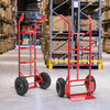441lb Folding Sack Truck Puncture Proof Wheel Industrial Heavy Duty Hand Trolley