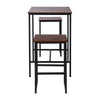 Breakfast Bar Table and Stools Kitchen Dining Room Industrial Furniture Set of 3