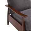 Modern Wooden Frame Recliner Single Sofa Napping Chair Fireside Bedroom Lounger