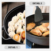 Cast Pot Japanese Style Restaurant Paella Cooking Skillet Deep Frying Pans Wok