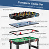 4-in-1 Multi Game Table Combination Arcade Foosball Air Hockey Table Tennis