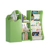 Bookshelf Storage Shelf For Children's Reading Room Open Storage Modern Green