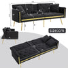 MODERN VELVET SOFA BED 2 SEATER CLICK CLACK SOFA SETTEE COUCH FOR LIVING ROOM