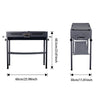 Garden Barbecue Smoker Burner Charcoal Grill Camping Portable Cooking Section