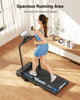 THERUN folding treadmill for home 10 KM/h under Desk treadmill. Foldable .