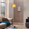 Metal Floor Lamp 131-186cm Bright Standing Lamp for Living Rooms Reading Lamp