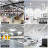 10X 5FT LED Strip Lights Batten Tube Light Office Shop Garage Ceiling Lamp 6500K