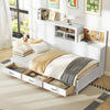 Single Guest Bed Sofa Bed with Wooden Slat Support