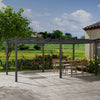 Outdoor Pergola Garden Awning Gazebo Canopy Party Barbecue Shelter Furniture