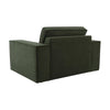 Dusk Brooklyn Dark Olive Velvet Loveseat RRP £549