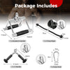 3-Piece Cable Machine Attachment Set Cable Machine Accessories Home Gym Fitness