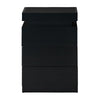 Multi-type Modern High Gloss Bedside Table Storage Drawer Nightstand Cabinet LED