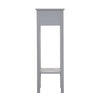 Modern End Side Table 2 Tier Bedroom Bedside Table Nightstand with Storage Shelf
