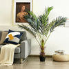 Artificial Palm Plant Fake Tree Potted Home Office Décor, 120cm4ft Height, Green