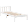 Long Bed Frame without White 90x210 Solid Wood Pine K0Z7