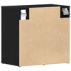 Shoe Cabinets 2 pcs Black Oak 52.5x30x50 cm