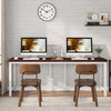 Tribesigns Double Desk, 200 cm Extra Long Computer Desk, Office Table