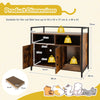 Cat Litter Box Enclosure Hidden Cat Washroom-Coffee
