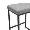 Retro Kitchen Breakfast Bar Stool Chair with Footrest Counter Height High Seat