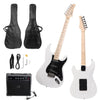 Glarry GST Stylish Basswood Electric Guitar 6 Strings Kit for Student With AMP