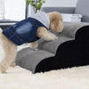 3 Floors Pet Stairs Ramp High Density Foam Cat Dog Stairs Dog Steps for Bed/Sofa