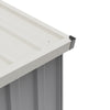 Small Garden Shed Metal Storage Box Outdoor Tool House Apex Roof Lockable 2 Door